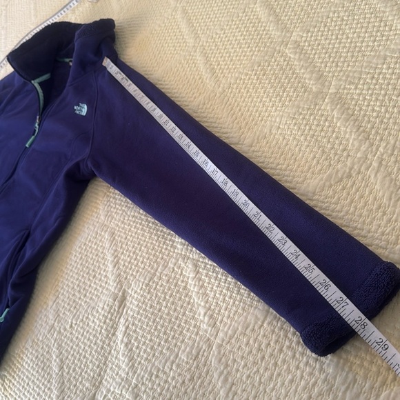 The North Face Fleece Jacket Blue Purple 💜💙 Size Medium - Picture 7 of 12